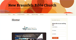 Desktop Screenshot of newbraunfelsbible.org