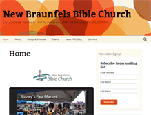 Tablet Screenshot of newbraunfelsbible.org